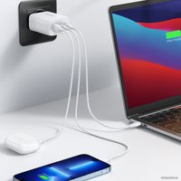 Сетевое зарядное Ugreen CD275 90496 (белый)