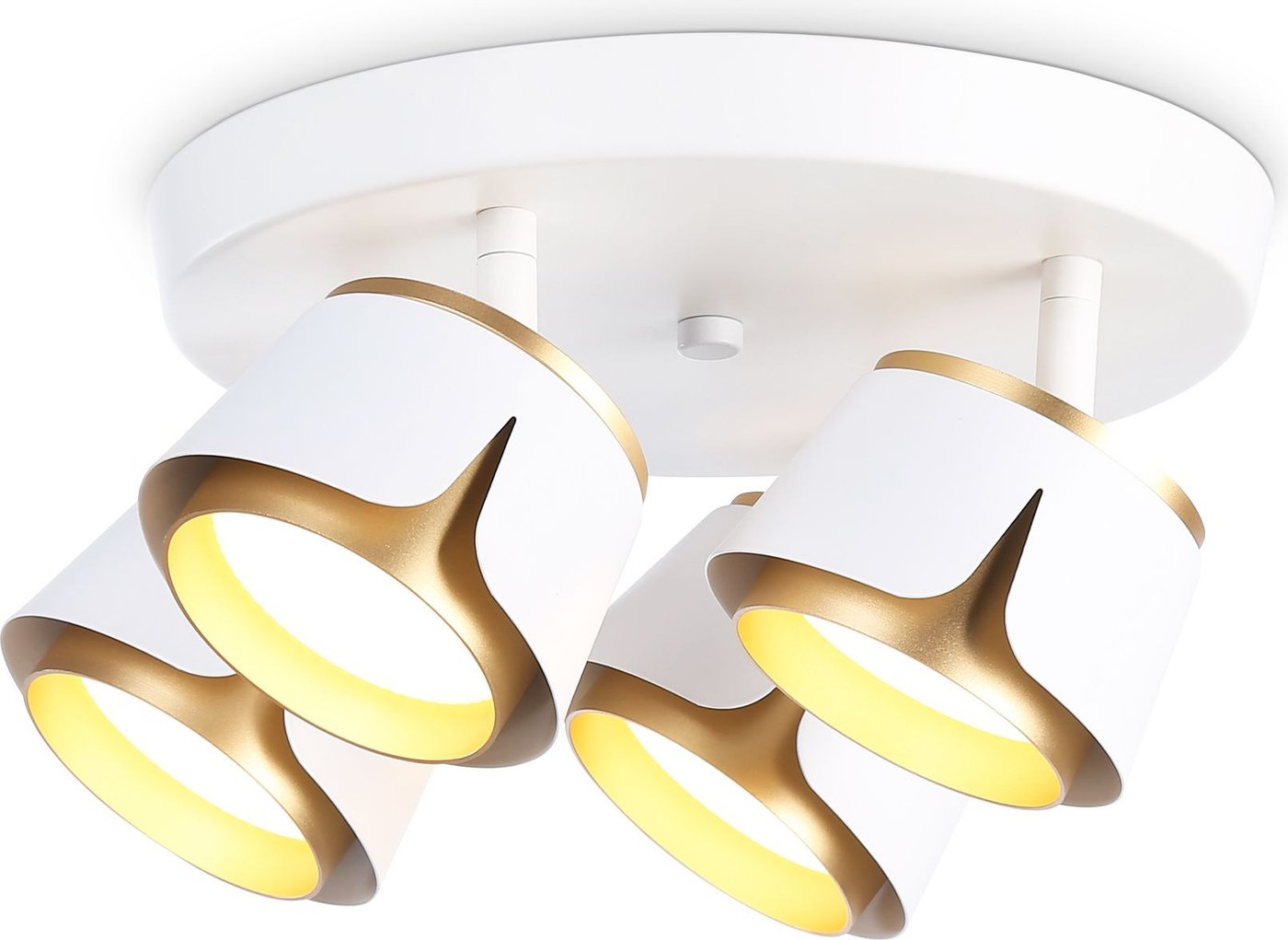 

Спот Ambrella light Techno spot TN71241/4 WH/GD