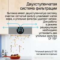 Кухонная вытяжка MAUNFELD Domina 60 (черный)