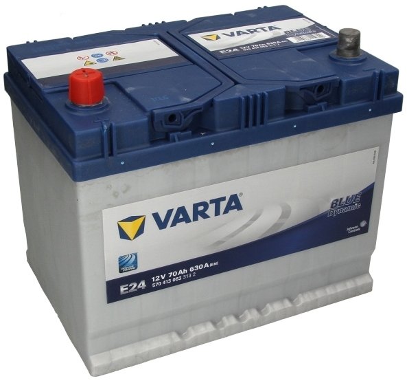 

Автомобильный аккумулятор Varta Blue Dynamic E24 570 413 063 (70 А/ч)
