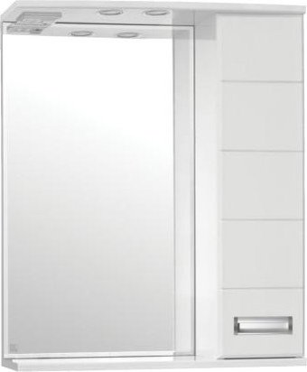 Style Line Шкаф с зеркалом для ванной Ирис 70 (с подсветкой)