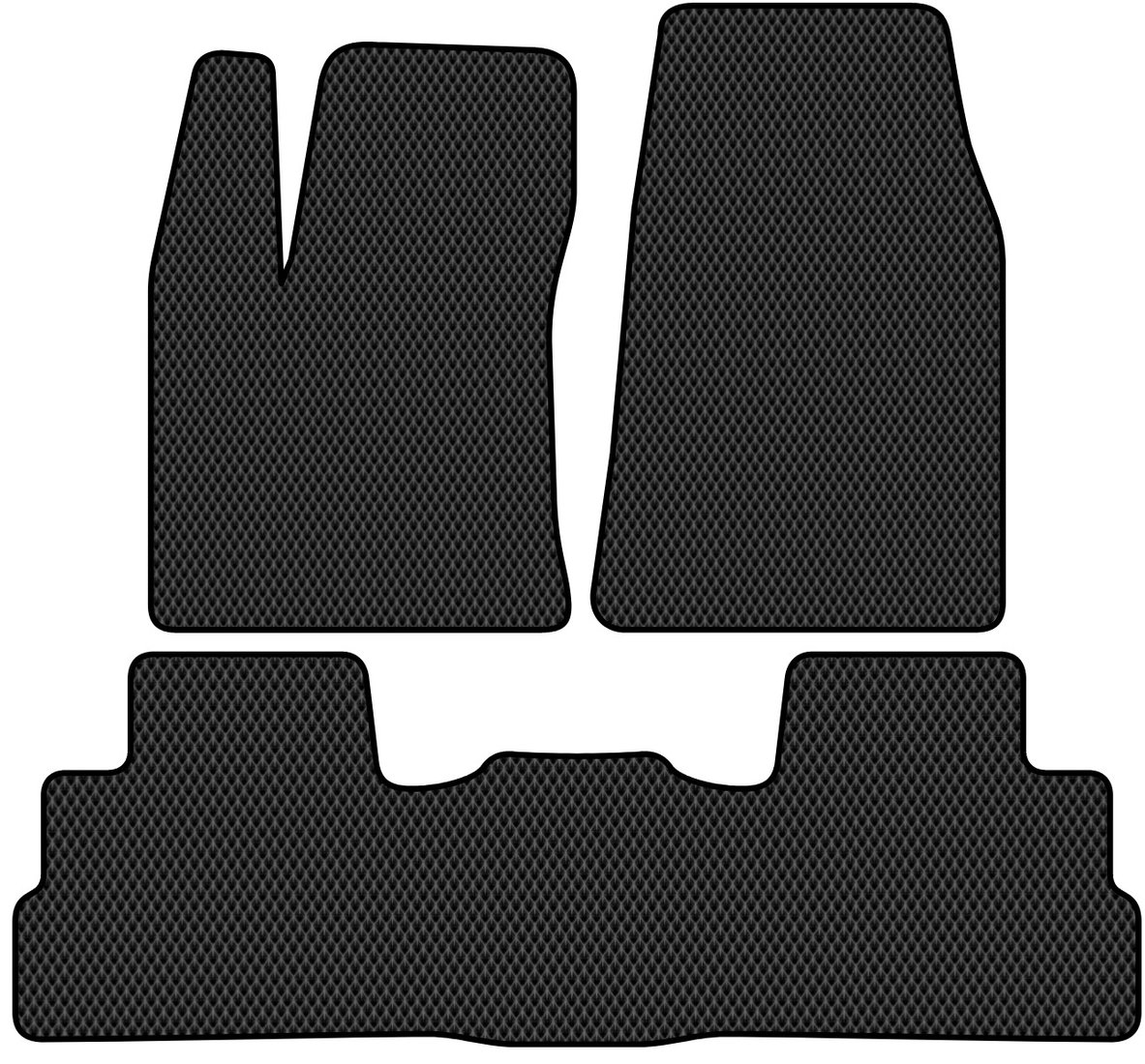 

Комплект ковриков для авто Alicosta Haval Dargo I (suv / suv) 2022 - Н.В. (черный, ромб)