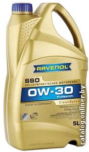 Моторное масло Ravenol SSO 0W-30 5л