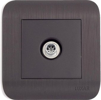 Розетка телевизионная Luxar Deco 10.040.02 (венге)