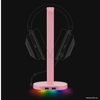 Подставка для наушников Razer Base Station V2 Chroma Quartz Pink