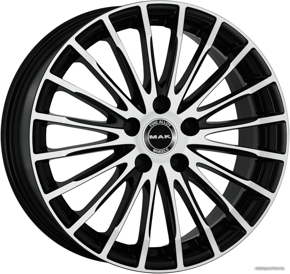 Литые диски MAK Starlight 18x8 5x112мм DIA 66.6мм ET 35мм Ice Black