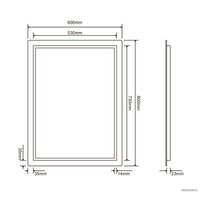  Roxen Зеркало Gotem 510165-60 60х80