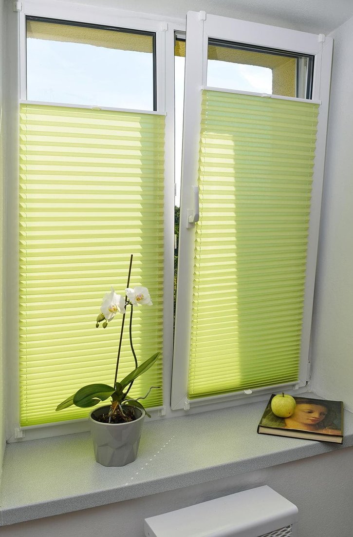 

Плиссе Delfa Basic Crush СПШ-8513 (81x160, салатовый)