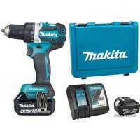 Дрель-шуруповерт Makita DDF484RME (с 2-мя АКБ, кейс)