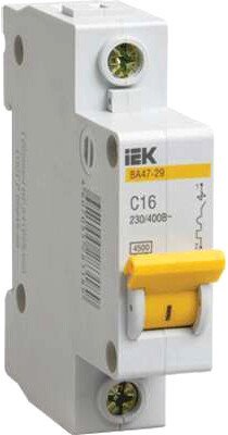 IEK ВА 47-29 10А 1п 4.5кА С MVA20-1-010C