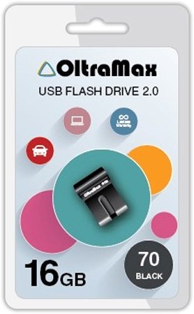 USB Flash OltraMax 70 16GB (черный)
