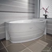 Ванна Radomir Орсини 160x90L 1-01-2-1-1-032К (с экраном, сифон хром)