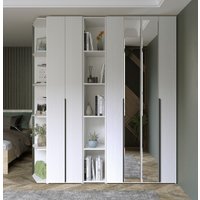 Шкаф-гармошка Евва Лайн ЛН-2D.450.01(1Z/1Z) (бодега белый)