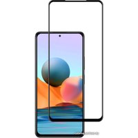 Защитное стекло KST Full glue для Xiaomi Poco F3/F3 Pro/Redmi K40/K40 Pro (черное)