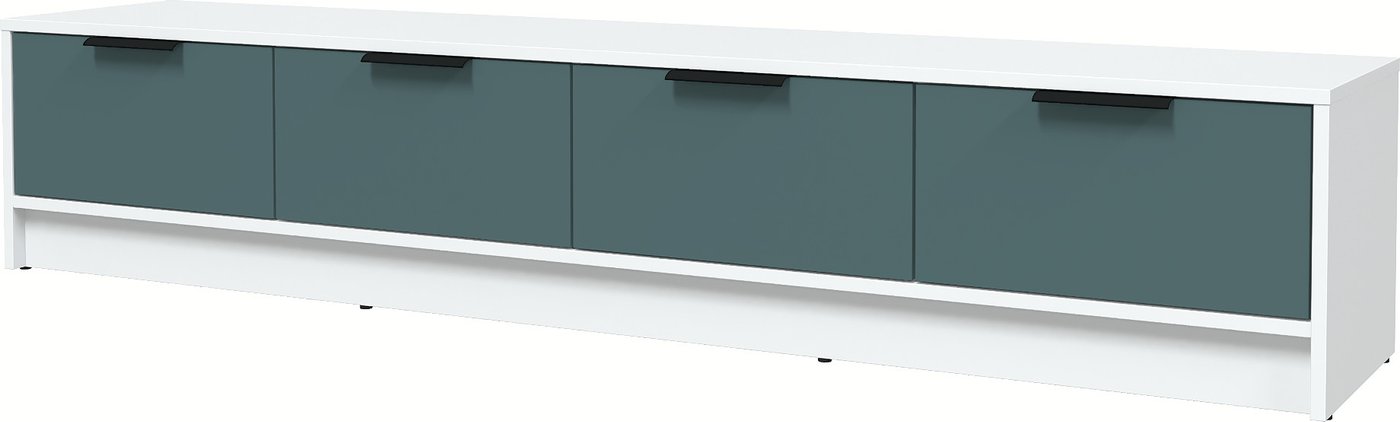 

Тумба Интерлиния ТВ Концепт КТ-ТВ4-35 Глосс (белый платинум/верде)