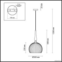 Подвесная люстра Odeon Light Runga 4766/1