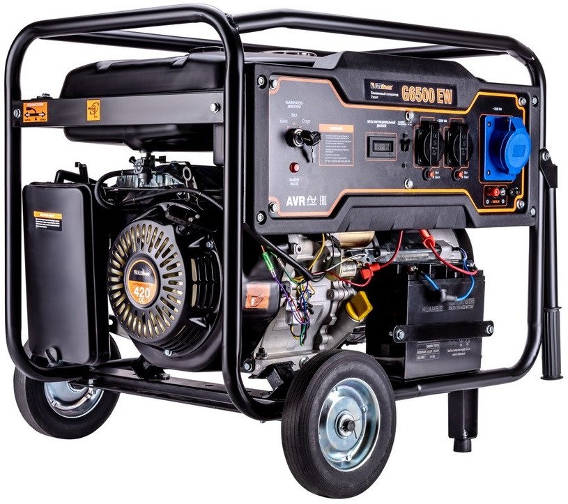 Бензиновый генератор FoxWeld Expert G6500 EW