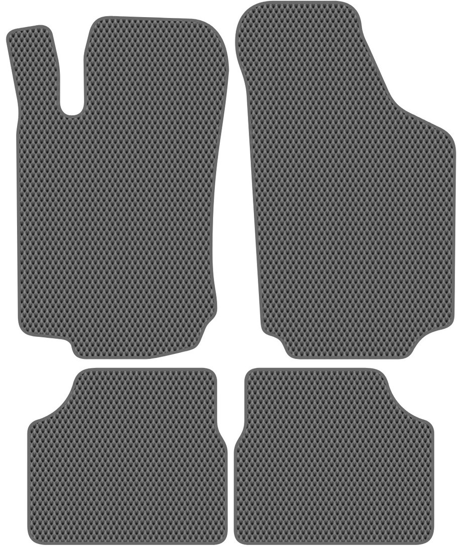 

Комплект ковриков для авто Alicosta Opel Corsa (хэтчбек 5 дв / C) 2000 - 2006 (серый, ромб)