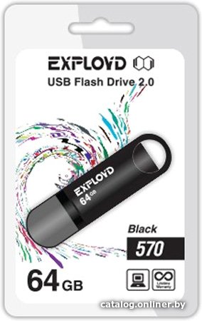 Exployd 570 64GB (czarny) [EX-64GB-570-Black]