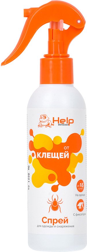 

Спрей от насекомых Help От клещей инсектицидный 80225 200 мл