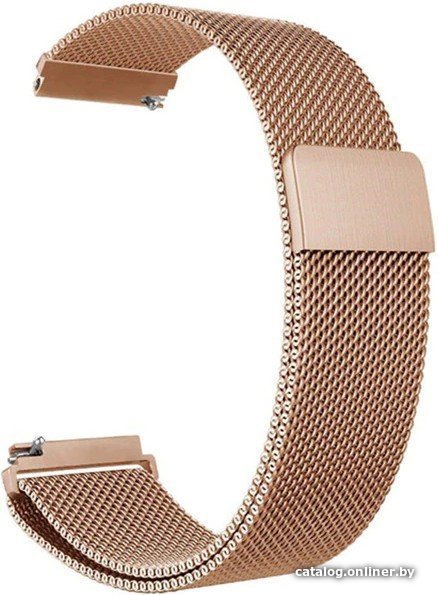 

Браслет Rumi Milanese loop металлический 20 мм (красное золото)