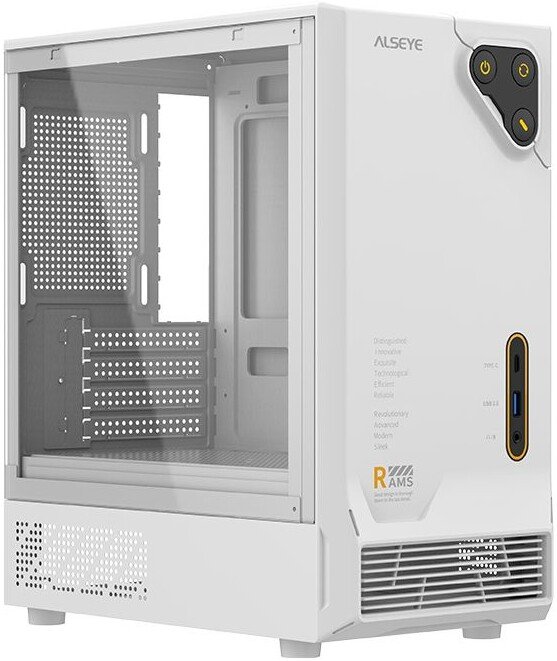 

Корпус ALSEYE RAMS 1.0 Type-C (белый)