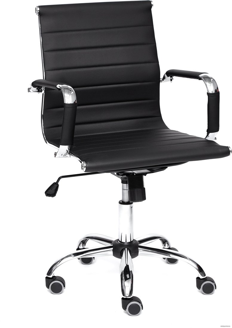 Офисное кресло TetChair Urban-Low (иск. кожа, черный)