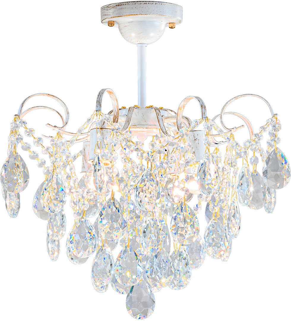 

Люстра средней высоты Escada Bling 1122/4PL E27*60W White/Gold