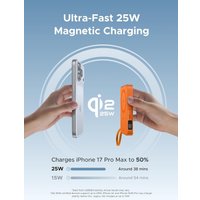 Внешний аккумулятор Ugreen MagFlow PB773 10000mAh (оранжевый)