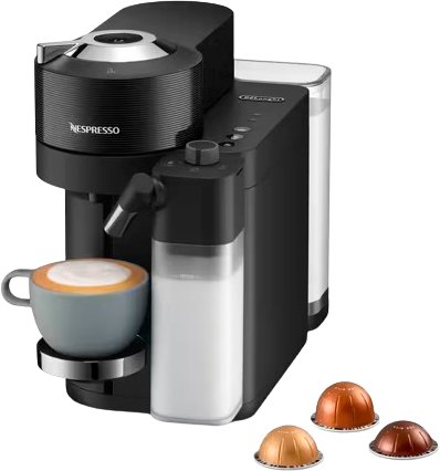 

Капсульная кофеварка DeLonghi Vertuo Lattissima ENV300.B