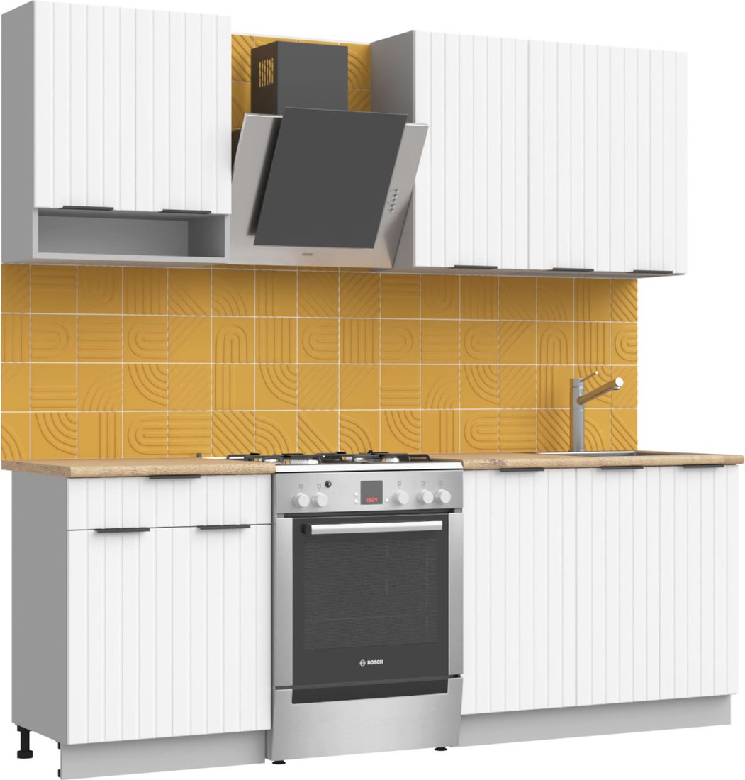 

Готовая кухня Arvento АНТА-плюс 1.6м (белый)