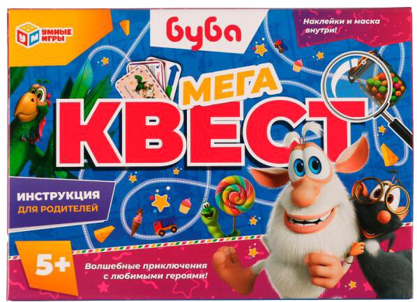 

Карточная игра Умные игры Буба. Мегаквест 4680107940773