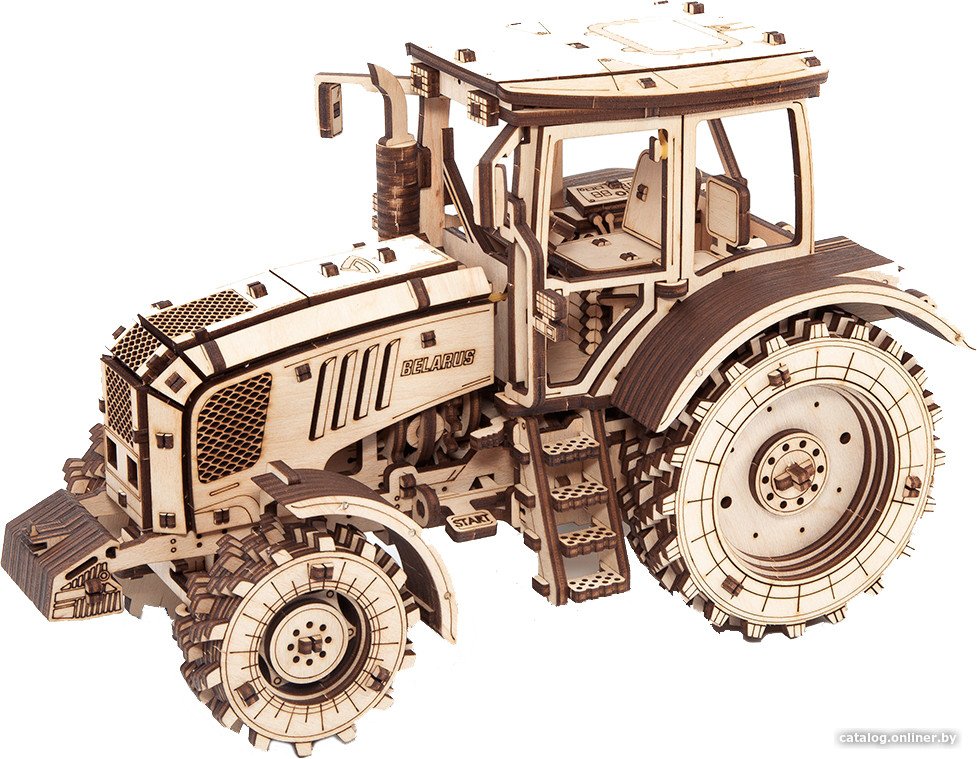 3Д-пазл Eco-Wood-Art Трактор Беларус-2022