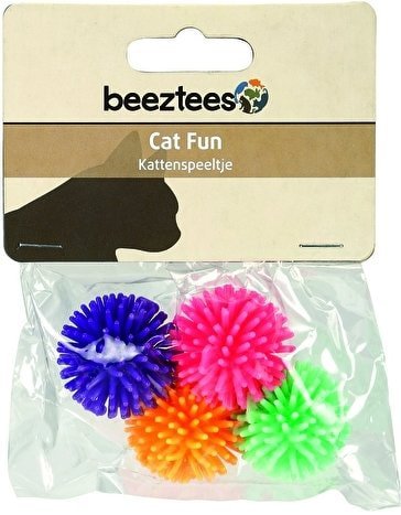 

Игрушка для кошек Beeztees Забавные мячики d 3,5 см 4 штуки