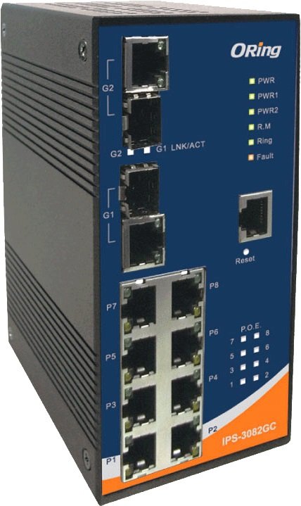 

Управляемый коммутатор 2-го уровня ORing IPS-3082GC-AT