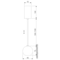 Подвесная люстра Elektrostandard 50215/1 LED (бронза)