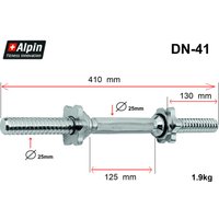 Гриф гантельный  Alpin DN-41
