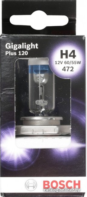 Галогенная лампа Bosch H4 Gigalight Plus 120 1шт