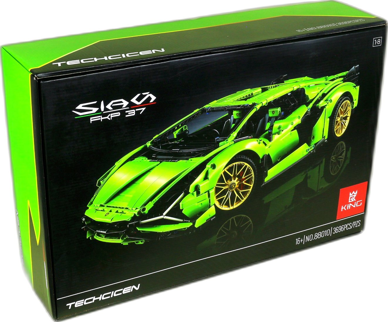 

Конструктор King 88010 Автомобиль Lamborghini Sian FKP 37