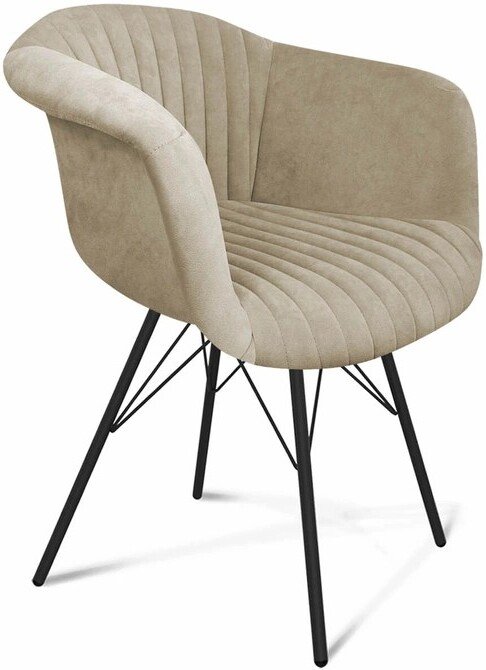 

Стул Sheffilton SHT-ST31-C1/S37 (ванильный крем/черный муар)