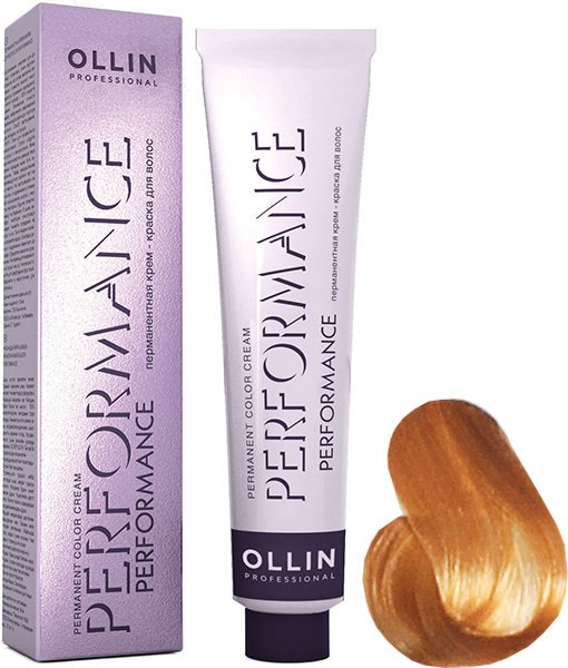 

Крем-краска для волос Ollin Professional Performance 9/34 блондин золотисто-медный