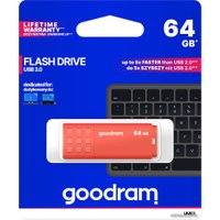 USB Flash GOODRAM UME3 64GB (оранжевый)