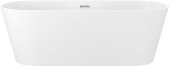Wellsee Shell 150x73 28170201R (отдельностоящая ванна белый глянец, экран, ножки, сифон-автомат хром)