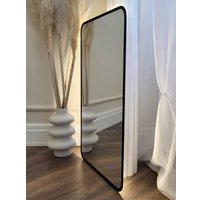 Зеркало с подсветкой  eMZe Smartphone 45x77 LED.UV.SMART.45.77.CHE (черный) в Пинске