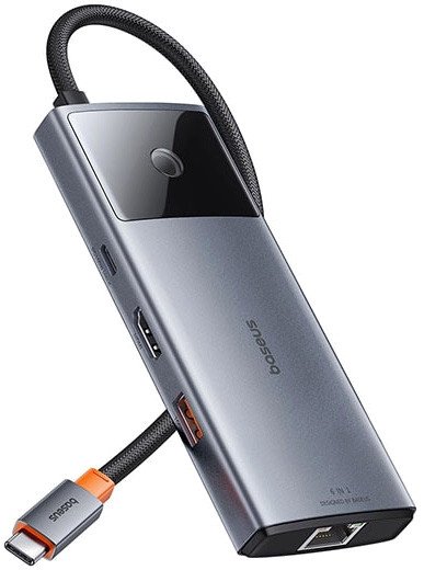 Док-станция Baseus Metal Gleam Series II 6-in-1 USB Hub B00061802813-00