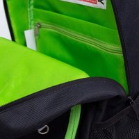 Школьный рюкзак Grizzly RB-355-2 (черный/салатовый)