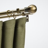 Карниз для штор Sundays Home Тиффани Раздвижной 25/28мм 2-х рядный (антик, 2-3.6м)