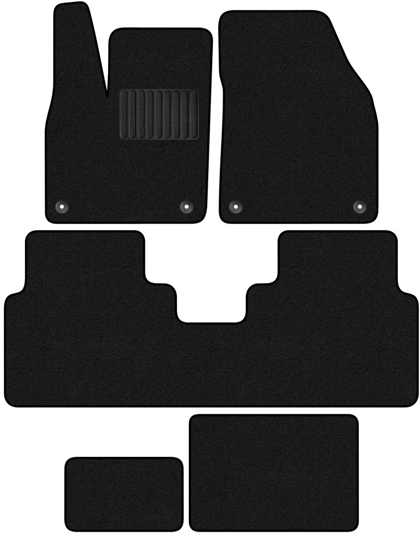 

Комплект ковриков для авто Alicosta Volkswagen ID.6 I (suv 7 мест / SUV) 2021 - Н.В. (ворс)