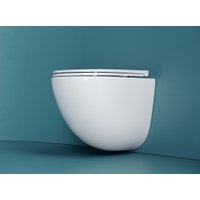 Унитаз подвесной Ceramica Nova Vogue CN4008T (белый, с креплением и сиденьем)