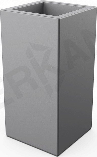

Кашпо Berkano Cubric 40*80 DB (графит)